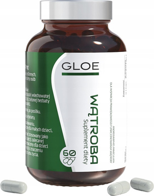Gloe wątroba 2400 mg DETOKS regeneracja Sarsaparilla Andrographis 60 kapsułek KRÓTKA DATA