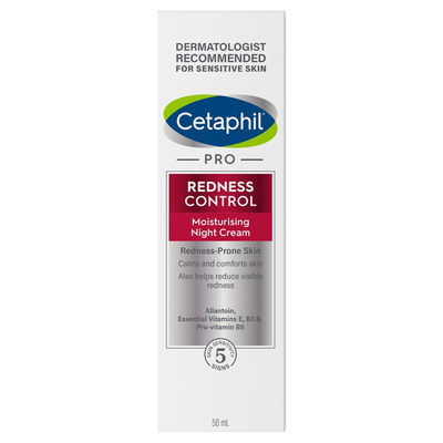 Cetaphil Pro Redness Control krem nawilżający na noc 50 ml