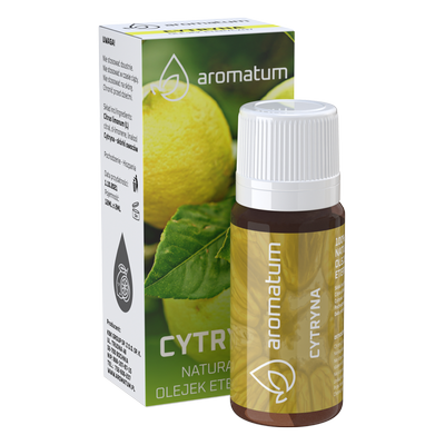 Aromatum naturalny olejek eteryczny aromaterapia 12ml o zapachu cytryny