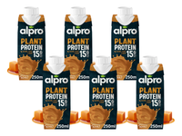 Alpro Napój sojowy wysokobiałkowy o smaku karmelu i kawy ZESTAW 6 x 250 ml