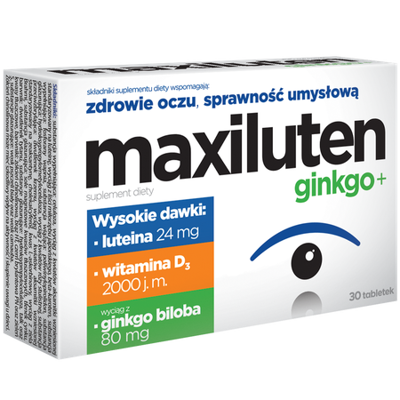 Maxiluten ginkgo+ 30 tab.