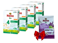 Holle 4 BIO Mleko kozie dla dzieci od 12. miesiąca ZESTAW 4x400g + KASZKA GRATIS! 