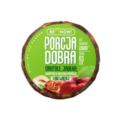  Porcja Dobra krążek owoce orzech cynamon ZDROWE PRZEKĄSKI 25 g