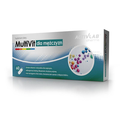 Activlab Pharma MultiVit  multivitaminy dla mężczyzn 60 kapsułek