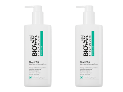 Biovax Trychologic szampon NA WYPADANIE WŁOSÓW ZESTAW 2 x 200 ml