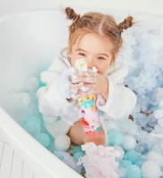 Pianostworek kolorowe pianki kąpieli dla dzieci ZESTAW 3 x 200 ml