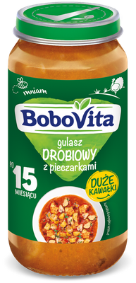 BoboVita Zestaw Mix-1 Obiadków po 15 miesiącu 12x250g		