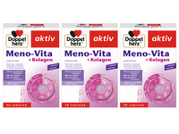 Doppelherz Aktiv Meno Vita + kolagen MENOPAUZA ZESTAW 3 x 30 tabletek