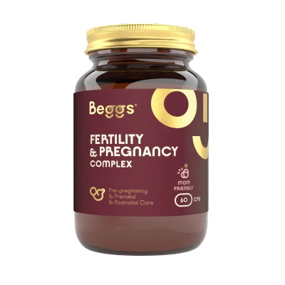Beggs Fertility + Pregnancy COMPLEX suplement wsparcie płodności 60 kapsułek