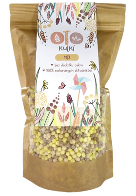 OTOLANDIA kulki płatki śniadaniowe ryżowe zdrowe naturalne mix smaków 150 g