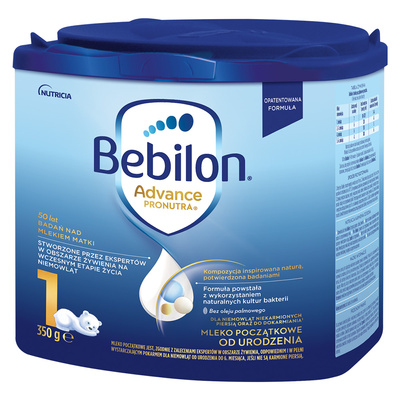 Bebilon 1 Pronutra-Advance Mleko początkowe od urodzenia ZESTAW 3 x 350 g