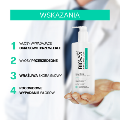 Biovax Trychologic szampon NA WYPADANIE WŁOSÓW ZESTAW 5 x 200 ml
