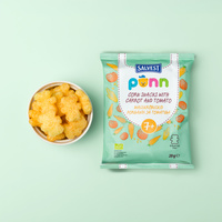 SALVEST Põnn BIO Chrupki zestaw różne smaki truskawka mango pomidor różne kształty 6 x 20 g