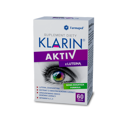 Klarin Activ z luteiną 60 tabletek