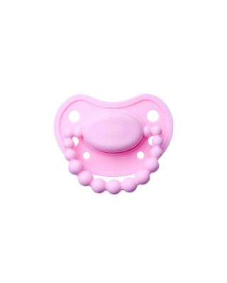 LUU Kids Smoczek pozycjonujący Pink A Boo 3 - 6 miesięcy 1 sztuka