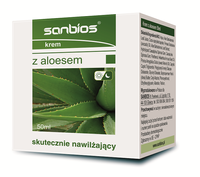 SANBIOS Krem z aloesem 50ml Super nawilżenie