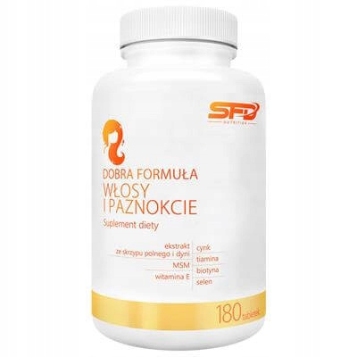 SFD Dobra Formuła zdrowe włosy i paznokcie 180 tabletek