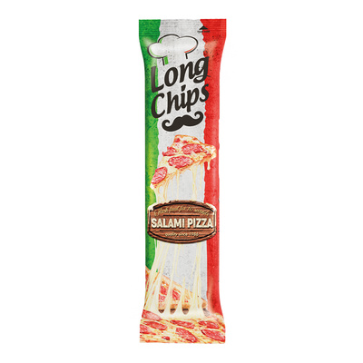 LONG CHIPS Chipsy ziemniaczane o smaku salami pizzy 75 g