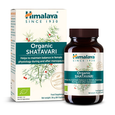 Himalaya Organic Shatavari MENOPAUZA dla kobiet 60 tabletek