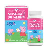 Musujące Witaminki "Świnka Peppa" ZESTAW WITAMIN DLA DZIECI 60 tabletek