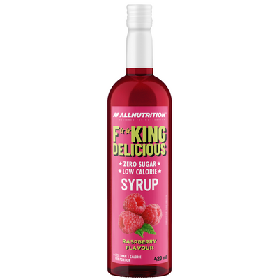 Allnutrition Fitking delicious syrop ZERO do wody bez cukru MALINOWY 420 ml