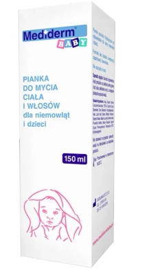 MEDIDERM BABY hipoalergiczna pianka do mycia dla niemowląt i dzieci 150 ml