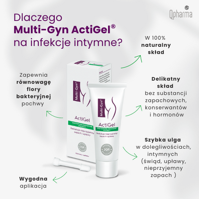 Multi-Gyn Actigel Żel infekcje pochwowe 50 ml