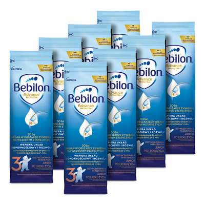 Bebilon 3 Advance Pronutra Junior po 1. roku życia saszetka ZESTAW 8 x 29,4 g