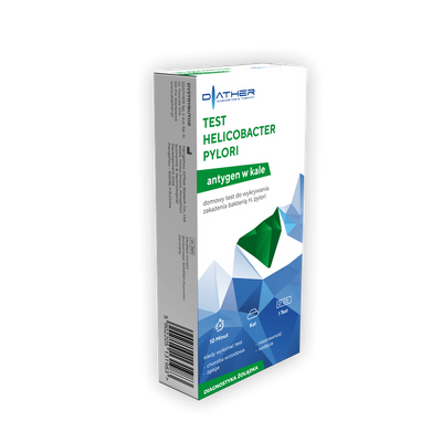 Zestaw 3 testów Helicobacter Pylori z krwi i kału – domowe badanie RÓŻNE FIRMY