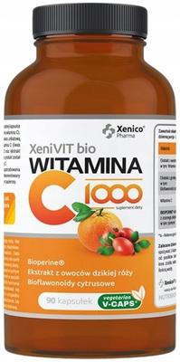 Xenico Bio Witamina C 1000 mg ODPORNOŚĆ PRZEZIĘBIENIA 90 kapsułek