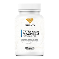 CYTRYNIAN MAGNEZU + Witamina B6 P-5-P DOBRZE PRZYSWAJALNY ZESTAW 2 x 90 kapsułek