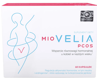 Miovelia PCOS dla kobiet HORMONY mio inozytole 60 kapsułek