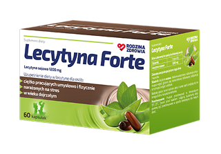 Rodzina Zdrowia Lecytyna Forte STRES WYCZERPANIE KONCENTRACJA 60 kapsułek