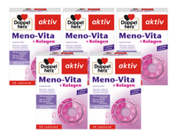 Doppelherz Aktiv Meno Vita + kolagen MENOPAUZA ZESTAW 5 x 30 tabletek
