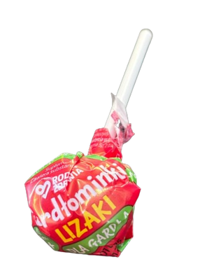 Rodzina Zdrowia Gardłominki lizak na gardło o smaku wiśniowym 1 sztuka
