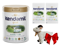 Kendamil Kozie 3 Junior ZESTAW puszka 800 g + 2 uzupełnienia 500 g + MASKOTKA GRATIS!