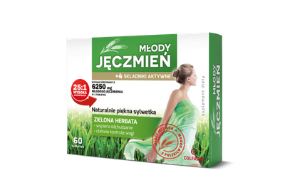 Colfarm młody jęczmień 60 tabletek 
