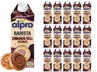 Alpro Barista Napój owsiano-sojowy o smaku bułeczki cynamonowej ZESTAW 16 x 750 ml