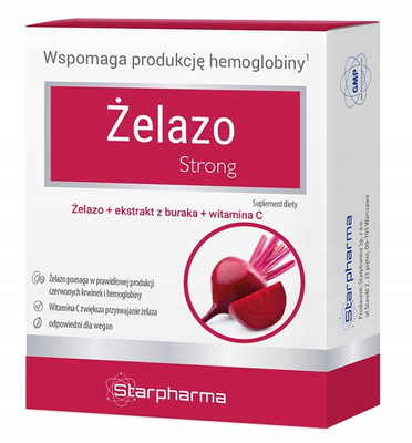 Starpharma żelazo strong ODPORNOŚĆ METABOLIZM 30 kapsułek