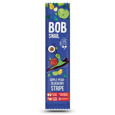 BOB SNAIL Przekąska jabłko-gruszka-borówka 14g