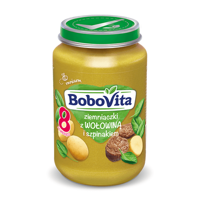 BoboVita Zestaw Mix-1 Obiadków po 8 mc 12x190g