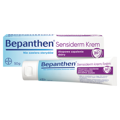 Bepanthen Sensiderm Krem ŁAGODZI AZS, EGZEMA 50 g