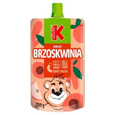 Kubuś Mus jabłko brzoskwinia 200 g