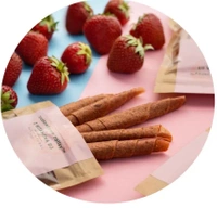 Truskawkowe rollsy z witaminą D3 z lanoliny ZESTAW 5 x 50 g