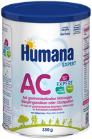 Humana Expert AC Żywność specjalnego przeznaczenia medycznego od urodzenia na kolki i zaparcia 350 g