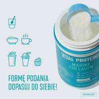 Vital Proteins Marine Collagen dla młodzieńczego wyglądu, kolagen rybi o neutralnym smaku 221g + TORBA LUNCHOWA GRATIS