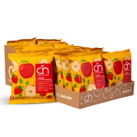Crispy Natural Jabłko o smaku truskawek suszone chipsy z jabłek ZESTAW 24 x 18 g