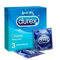 Prezerwatywy Durex Classic 3szt 1opakowanie