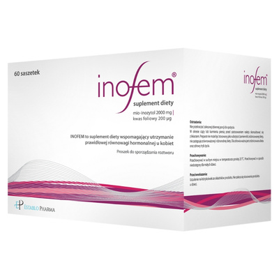 Inofem RÓWNOWAGA HORMONALNA PŁODNOŚĆ KOBIET 60 saszetek