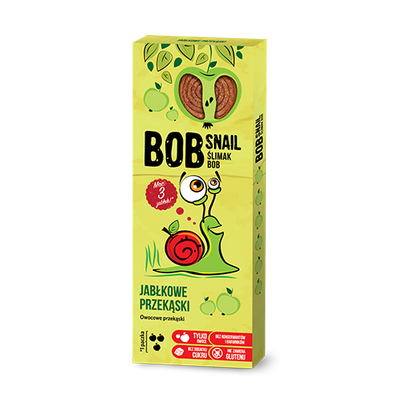 BOB SNAIL Przekąska jabłko 30g